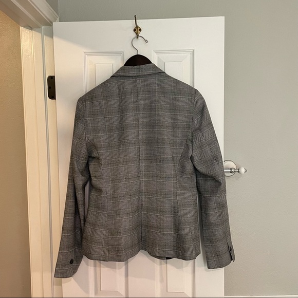 Zara Check Tailored Blazer Jacket US 6 - Picture 10 of 12